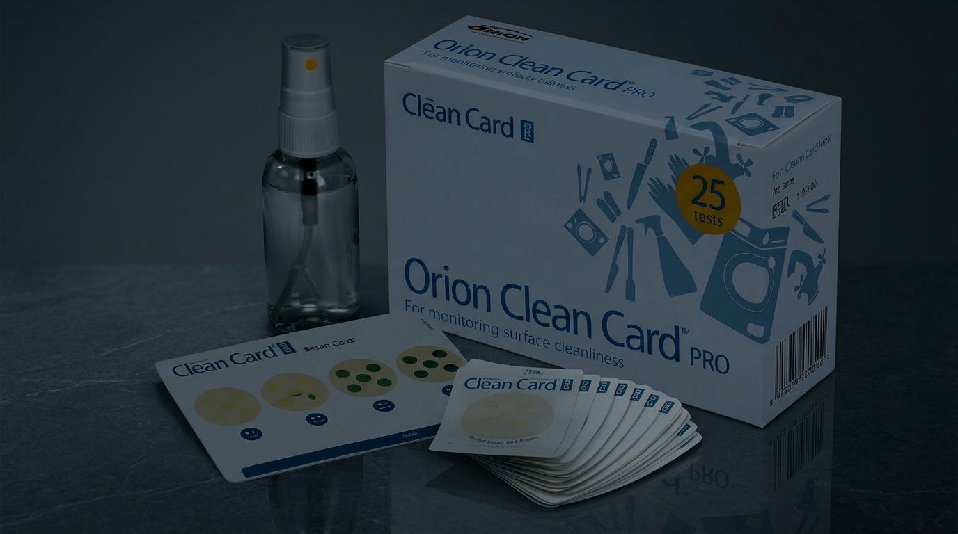 CleanCard PRO – Oberflächentest für Reinigungskontrolle