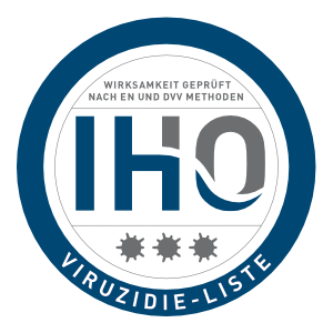 IHO-gelistet – Wirksamkeit geprüft nach EN- und DVV-Methoden